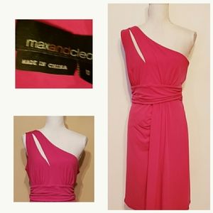 Max & Cleo hot pink dress
